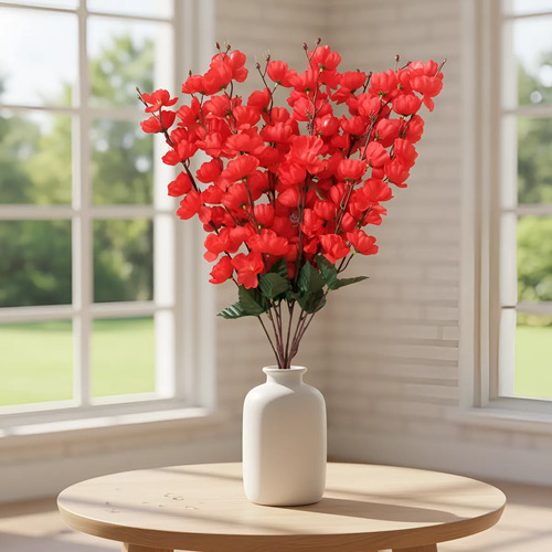 36 Ramas De Cerezo, Flores Artificiales, 60 Cm