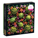 Galison 500 Piece Artichoke Floral Jigsaw Rompil Para Adulto