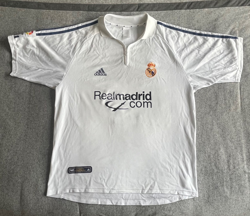 Camiseta Original De Real Madrid Temporada 2001/2002 Talla L