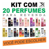 20 Perfumes 15ml Kifty Fragrância Importada Para Revenda