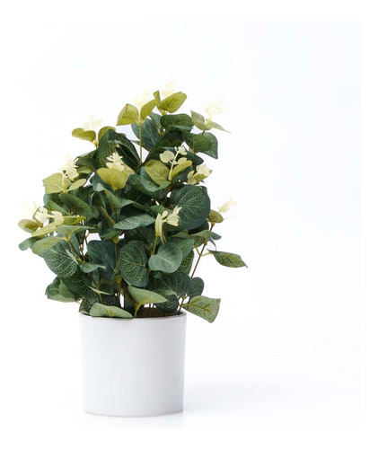 Planta Artificial Interior Decoración Eucalipto 36cm