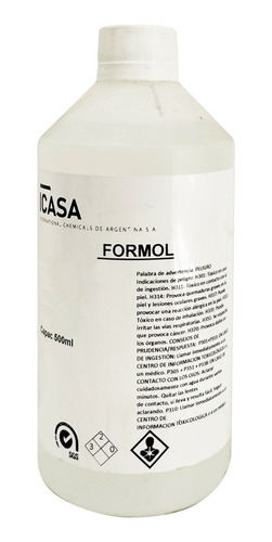 Formol 40% X 500 Ml Icasa Pr