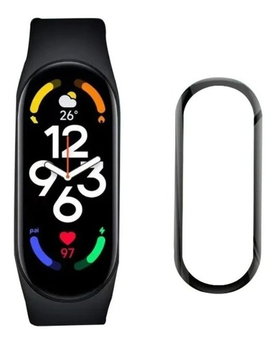 Glass Vidrio Full Cover Glue 9d 9h Para Xiaomi Mi Band 7