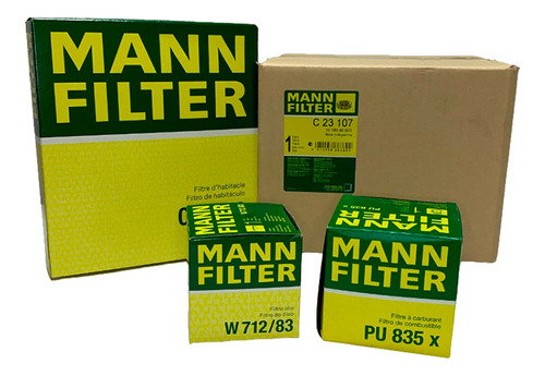 Kit 4 Filtros Mann Toyota Hilux 3.0 Tdi (01/2005 - 10/2015) Foto 2