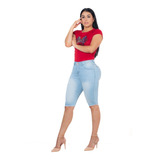 Capri De Mezclilla De Dama Corte Colombiano Itzi Jeans Ca-34