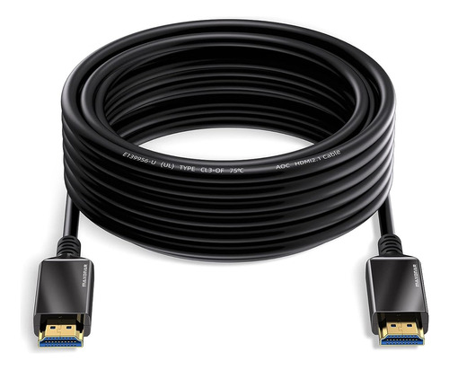 Cable Hdmi De Fibra Óptica Maxonar 8k De 50 Pies [certificad