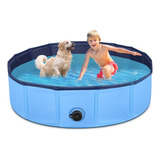 Piscina Plegable Para Perros Y Niños De Plástico Duro Portát