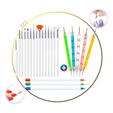 Kit De Pincel Decoración Para Manicura Dotting Liner Dubujar