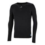 Remera Termica Topper Negro Hombre Deporfan