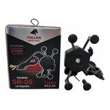 Suporte X Garra Celular Motos Universal Com Carregador Usb