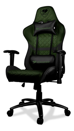 Silla De Escritorio Cougar Armor One Gamer Ergonómica  Negra