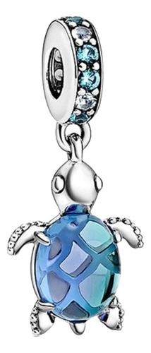 Charms Pandor Factory Tortuga Plata Collar Mujer Cadena Joya