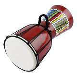 Tambor Djembe Africano Profissional De 5 Polegadas Afri Drum