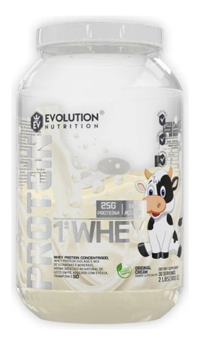 Whey Protein Concentrada E Isolada 960g Evo Leite Em Pó