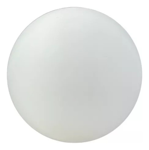 Vidro Globo Bola 10cm Diâmetro Branco Fosco Sem Colar