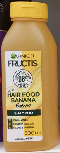 Shampoo Garnier Fructis Hair Food Banana 300ml - 1 Pz