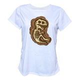 Blusa Playera Dinosaurio Fosil Kawaii Moda Camiseta Mujer 