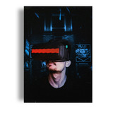 Cuadro Decorativo Canvas Hombre Juego Realidad Virtual 50*60