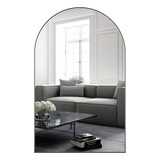 Espejo Arco Medio Punto Curvo 110x50 Cm Con Marco Deco