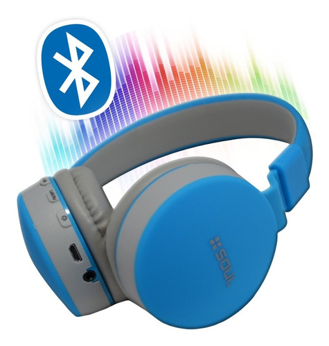 Auricular Vincha Bluetooth 4.1 Alcance 5 M Cable 120 Cm Soul