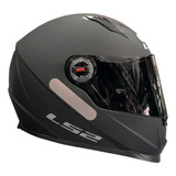 Capacete Masculino Feminino Ls2 Ff358 Monocolor Preto Fosco