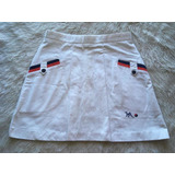 Pollera Vintage Tm Sport Mujer Blanca Tenis