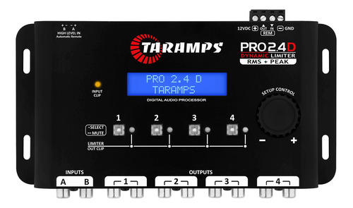 Processador De Audio Digital Taramps Pro 2.4d Equalizador