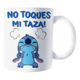 Mug Taza Pocillo Café Té Stitch No Toques Mi Taza 