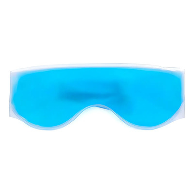 Antifaz Termico De Gel P\u002Ffrio (ojeras, Bolsas,dolor, Estres) Color Azul Liso | Envío gratis