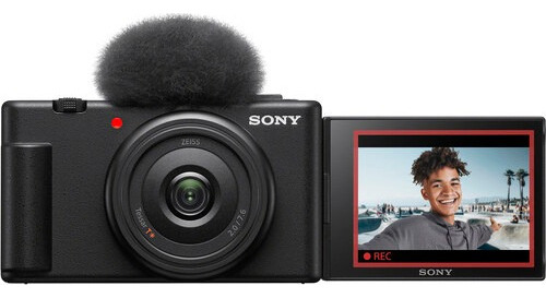 Cámara Sony Zv-1f Uhd 4k30 De 20,1 Megapíxeles Con Lente Zeiss De 20 Mm F/2 F/8