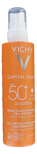 Protector Solar Vichy Capital Soleil Spray Spf50+ 200ml