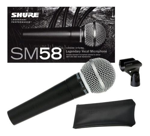 Microfone Shure Sm58 Lc - Original Com Nota Fiscal