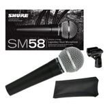 Microfone Shure Sm58 Lc - Original Com Nota Fiscal