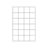 Tela Aramada Estante Cercado Pet Memory Board 20x30 - Branco