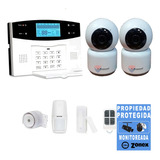 Kit De Alarma Wifi Zonex 2 Domos Ip 1080p Audio Smartlife 