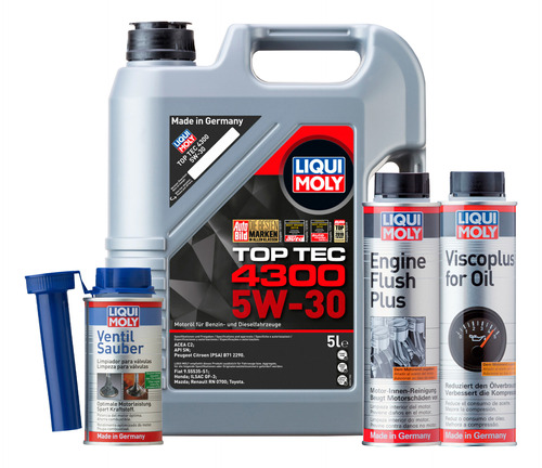 Kit Aceite 5w30 Top Tec 4300 Viscoplus Liqui Moly + Obsequio