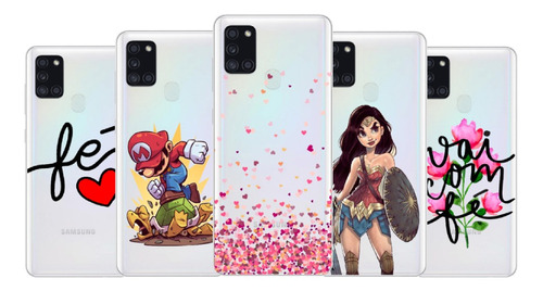 Capa Case Para Galaxy A21s Personalizada Desenhos Estampas