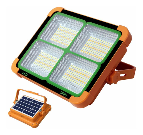 Foco Reflector Solar Interior Y Exterior Recargable