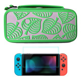 Estuche Para Nintendo Switch Edicion Animal Cossing +vidrio 