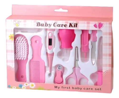 Set Cuidado Para Bebe 10 Piezas Higiene Manicure Bebe Niños