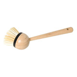 Escova De Bambu Limpeza Cozinha Pia Multiuso 22cm X 6,5cm