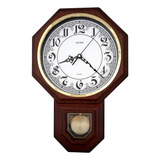 Justime Traditional Schoolhouse - Reloj De Pared De Pendulo