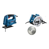 Bosch Professional Kit Sierra Circular Gks 130 Y Sierra Caladora Gst 680