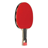 Raqueta De Ping Pong Stiga Pro Carbon  Negra Y Roja Fl (cóncavo)