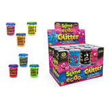 Slime Ecão Glitter Caixa Com 24 Unidades De 110g Brinquedo