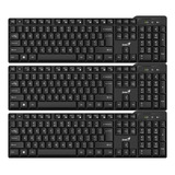 Teclado Inalambrico Kb 7100x Usb Pack X3 Unidades Genius