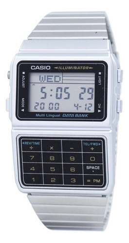 Reloj Casio Vintage Databank Calculadora Dbc-611-id
