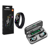 Smartband M7 Bluetooth Touch  +  Auriculares F9 Tws 