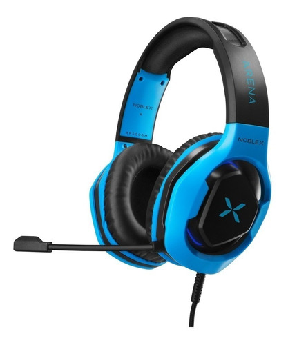 Auriculares Gamer Noblex Hp600 X Sound Luz Led Pc Cable 2mts