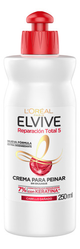 Crema De Peinar Elvive Reparación Total 5 Keratina 250ml